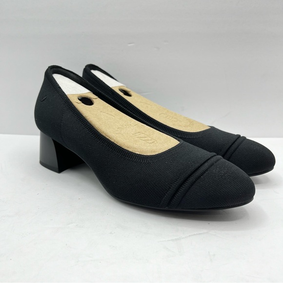 Vivaia Women’s Size 8.5 (39.5) Julie Pro black round toe chunky block heels - Picture 2 of 14